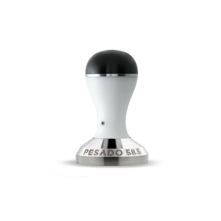Pesado Tamper 58.5mm White Black مكبس بيسادو 58.5ملم أبيض أسود