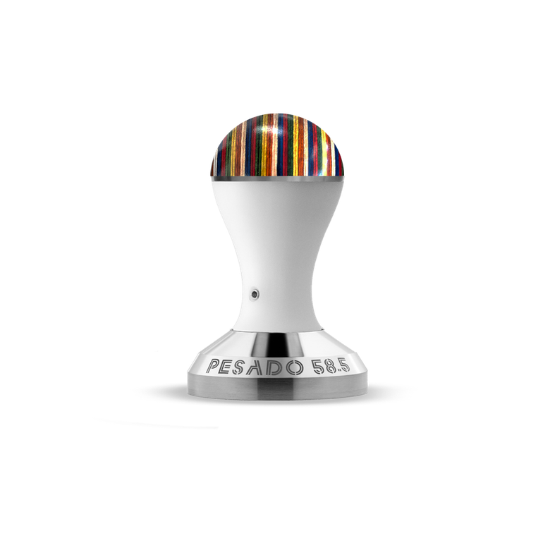 Pesado Tamper 58.5mm Iris white مكبس بيسادو 58.5ملم أبيض خشب