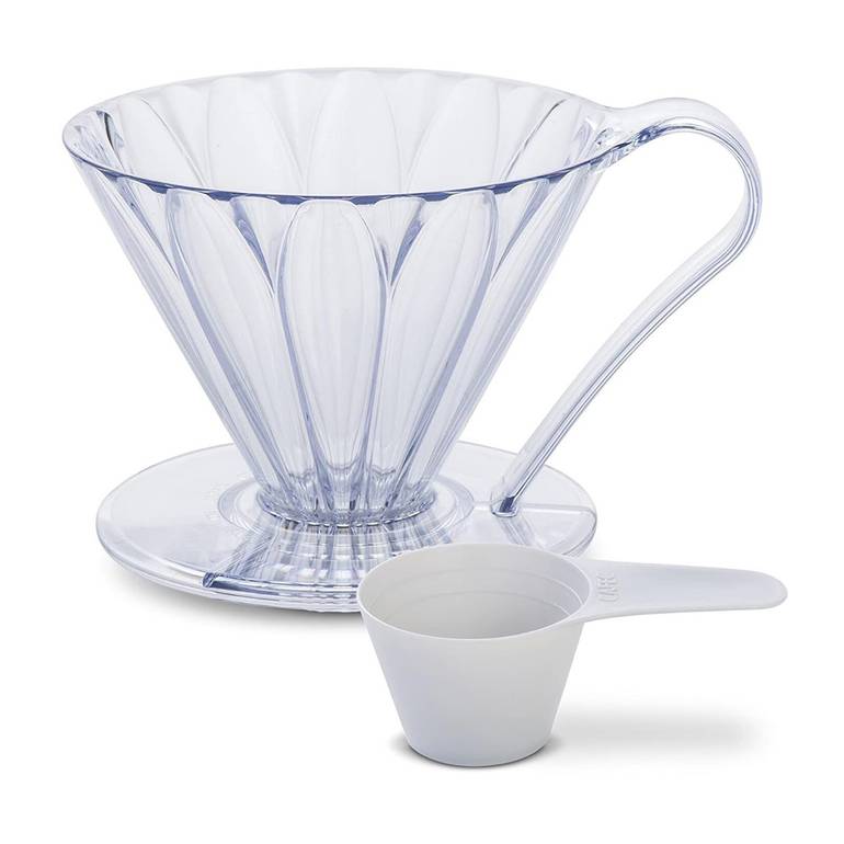 Cafec Dripper Clear 1cup - قمع  كافيك بلاستيك 1كوب