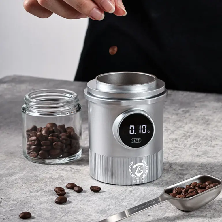 Barista Space Digital Scale Cup Silver