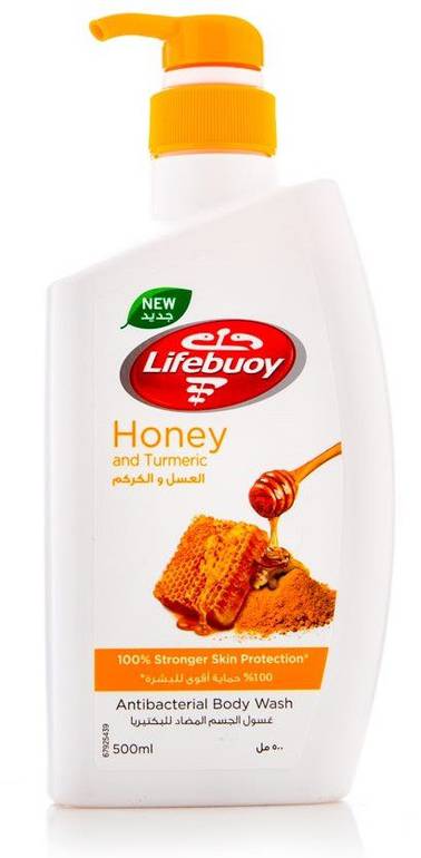 سائل استحمام بالعسل والكركم من لايف بوي