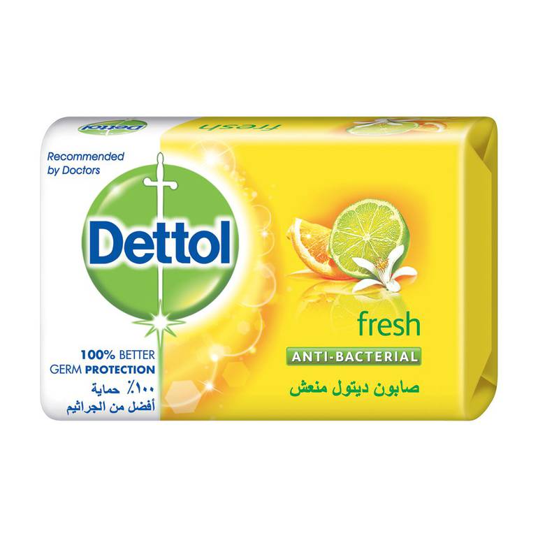 صابون منعش ضد البكتيريا من ديتول - 165 غرام