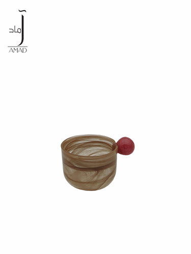 صحن تقديم زجاجي صغير