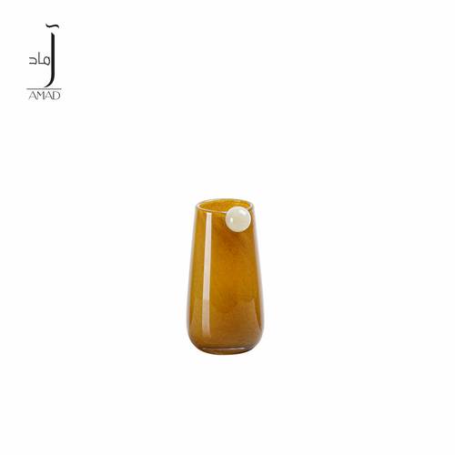 مزهرية ورد زجاجية كبيرة