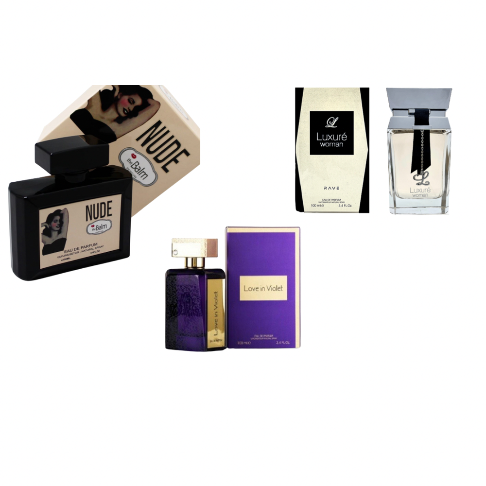  بكج عطور لوكسري عطر لوف ان فايلوت عطر نود ذا بالم الاسود بارفيوم 100مل