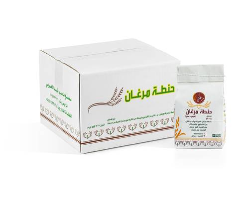 حنطة مرغان 6 اكياس وزن الكيس 1كيلو
