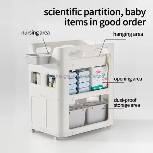 Minimalist Baby Nursing & Diaper Changing Table