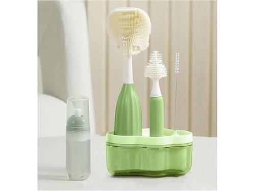 Baby Bottle Cleaning Brush Set with Stand