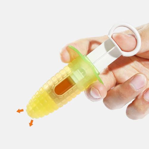سرنجة إطعام دواء فموية من السيليكون للأطفال – ببيت