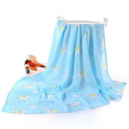 Bamboo Muslin Baby Swaddle Blanket – Breathable Multi-Use