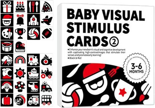 Baby Visual Stimulus Cards 2 (3–6 Months)