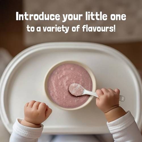 Slurrp Farm Strawberry Ragi & Rice Cereal with Milk (No Added Sugar) 50gram