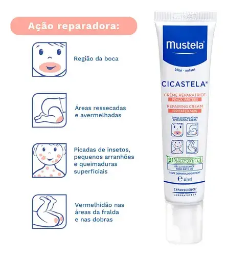 Mustela Cicastela Moisture Recovery Cream-40ml