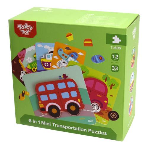 بزل وسائل النقل tooky toy
