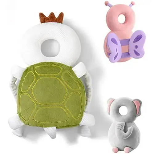 Anti-Slip Baby Head Protection Pillow with Baby Knee Pads