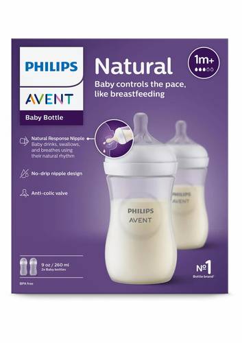 Philips Avent Natural 3.0 Baby Bottle – 2pcs