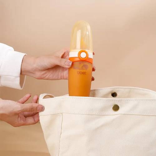  Baby Feeding bottle with spoon