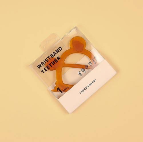 Wristband Teether - He or She