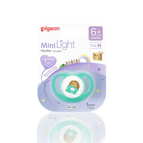Pigeon Mini Light Baby Pacifier – Size M (6+ Months)
