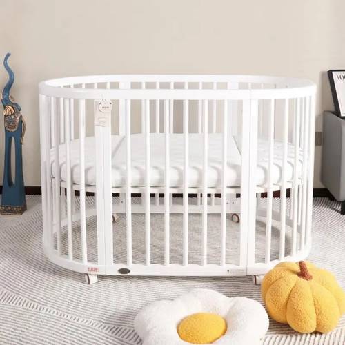 Multi-Functional Round Baby Crib