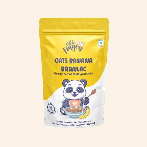 Little Finger Oats Mixed Fruits Branlac – Ready-to-Eat Multigrain Mix (200g)
