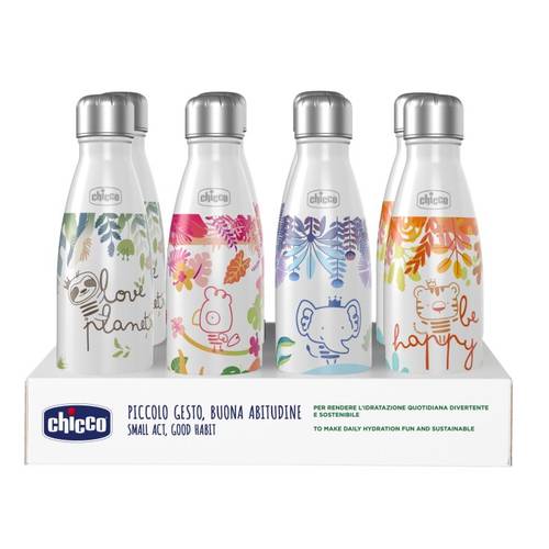 Chicco Stainless Steel Kids Water Bottle-500ML