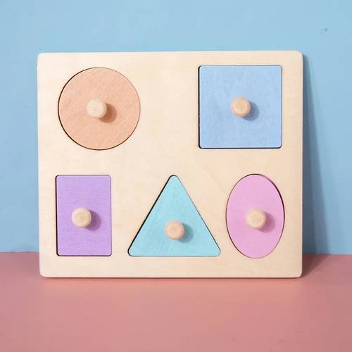Shape Peg Puzzle Board