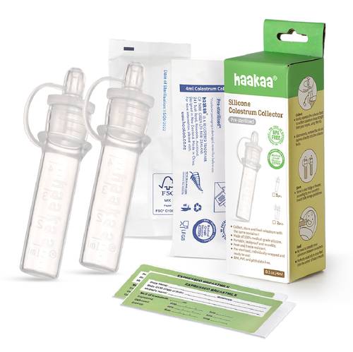 hakka Silicone Colostrum Collector x 2 (Pre-Sterilised)