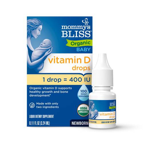 Mommy’s Bliss Organic Baby Vitamin D Drops (400 IU)