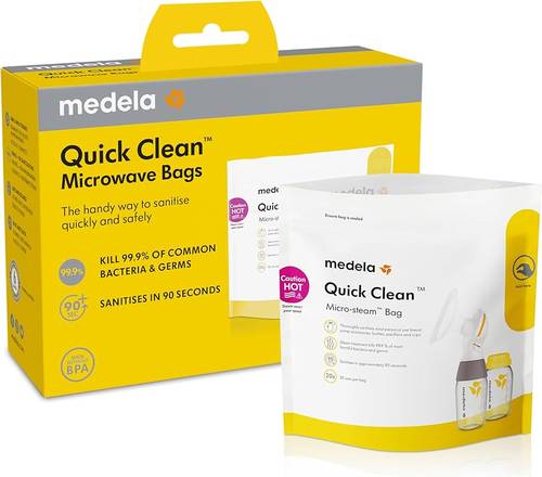 Medela Quick Clean Microwave Sterilizer Bags – 5 pcs