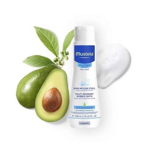 Mustela Multi-Sensory Bubble Bath with Organic Avocado – 200ml