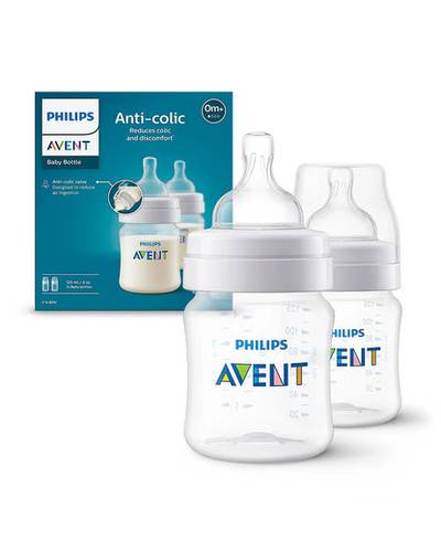 Philips Avent Anti-Colic Baby Bottle – 125ml (2pcs)