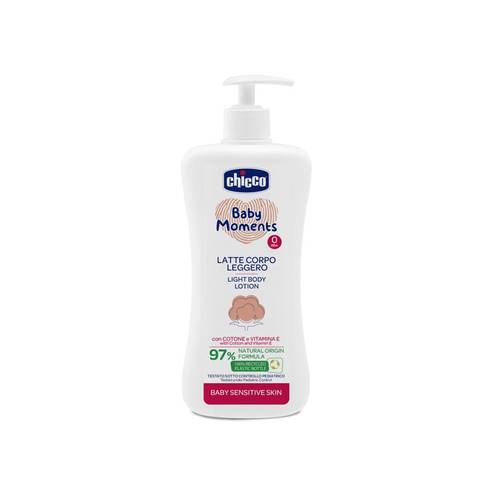 Chicco Baby Moments Light Body Lotion for Sensitive Skin-500ML