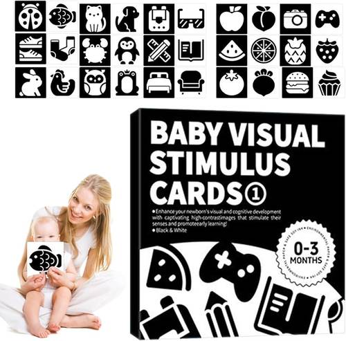 Baby Visual Stimulus Cards 1 (0–3 Months)