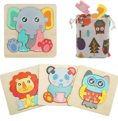 Wooden Puzzle Board for Kids