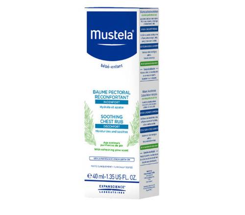 Mustela Soothing Chest Rub for Babies – 40ml