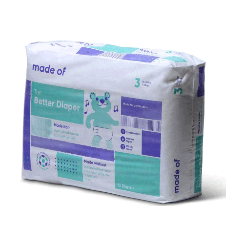 Made Of The Better Diaper – Size 3 (7–13 kg), 32 Diapers