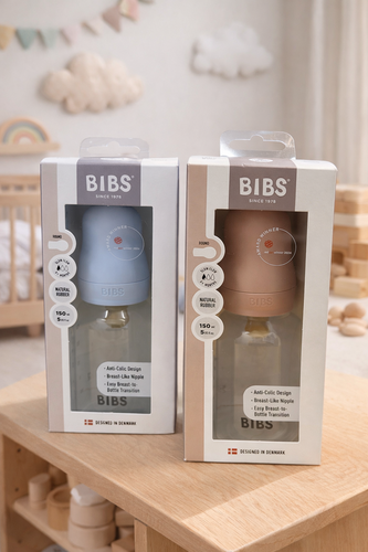 BIBS Baby Bottle 150ml – Natural Rubber Nipple (Slow Flow)