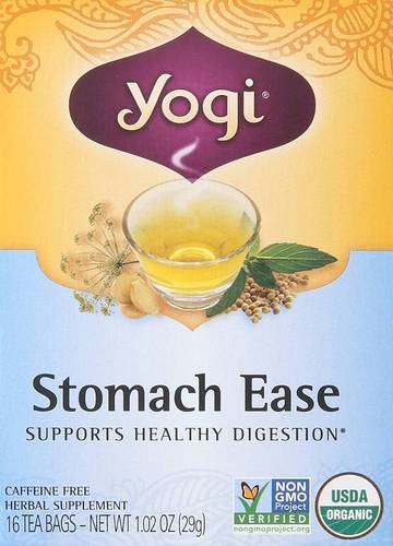 Yogi Stomach Ease Herbal Tea – Supports Healthy Digestion (Caffeine Free)