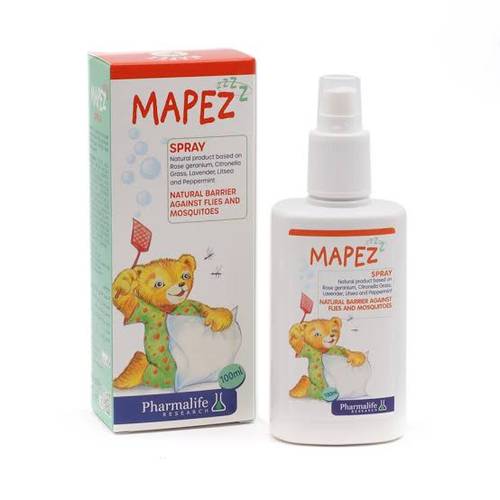 Mapez Natural Anti-Mosquito & Fly Spray for Kids-100 ml