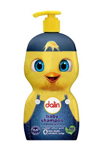 شامبو وغسول جسم للأطفال دالين-500ML