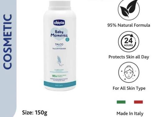 Chicco Baby Moments Talcum Powder with Rice Starch (0m+)150g