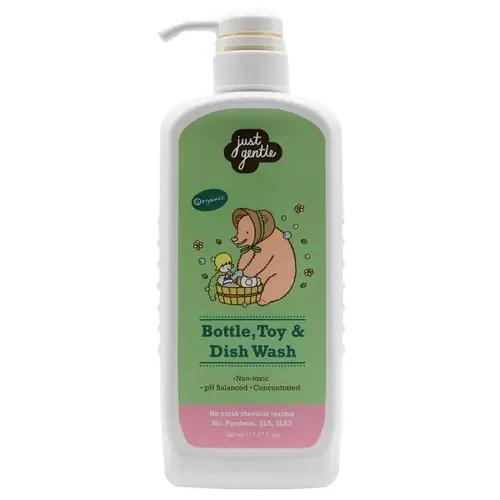 Just gentle Baby Bottle, Toy & Dish Wash – Non-Toxic (500 ml)