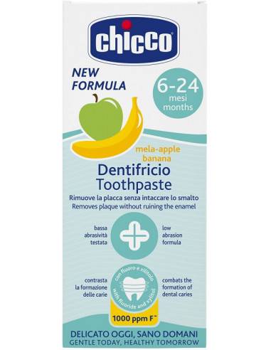 Chicco Baby Toothpaste Apple & Banana Flavor (6–24 Months) – 50ml