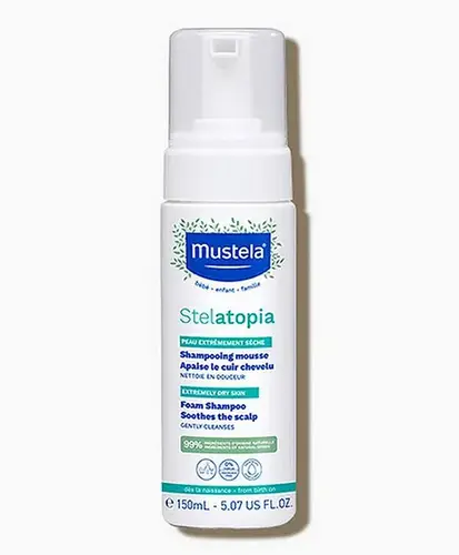 Mustela Stelatopia Foam Shampoo for Very Dry to Atopic Skin – 150ml