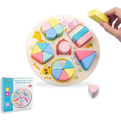 Shape Powder number biscuit study board