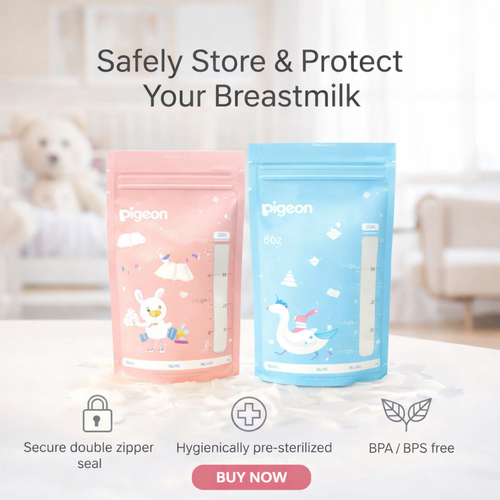 PIGEON Breast Milk Storage Bags 180ML 25's