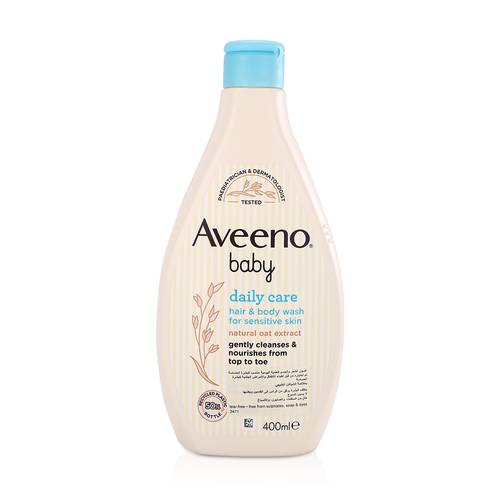 Aveeno Baby Daily Care Hair & Body Wash for Sensitive Skin (Natural Oat Extract) 400ml
