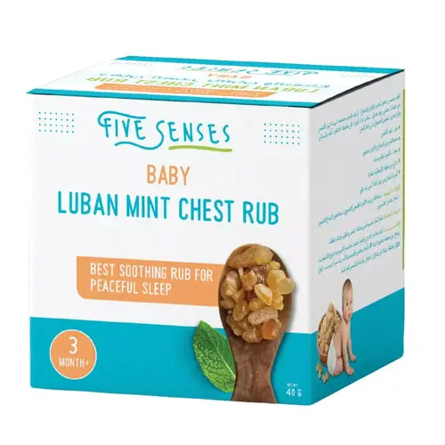 Five Senses Baby Luban Mint Chest Rub (3+ Months) – 40g