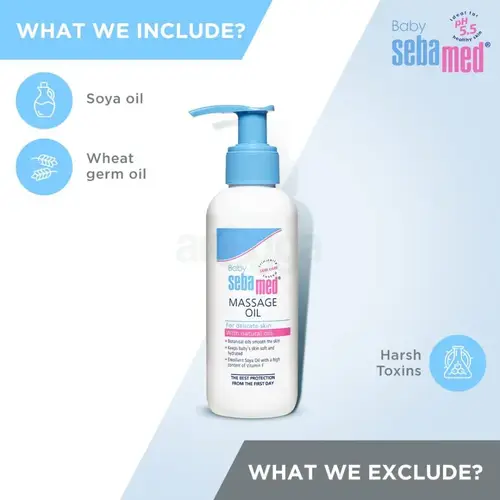 Sebamed Baby Massage Oil (For Delicate Skin)150ML